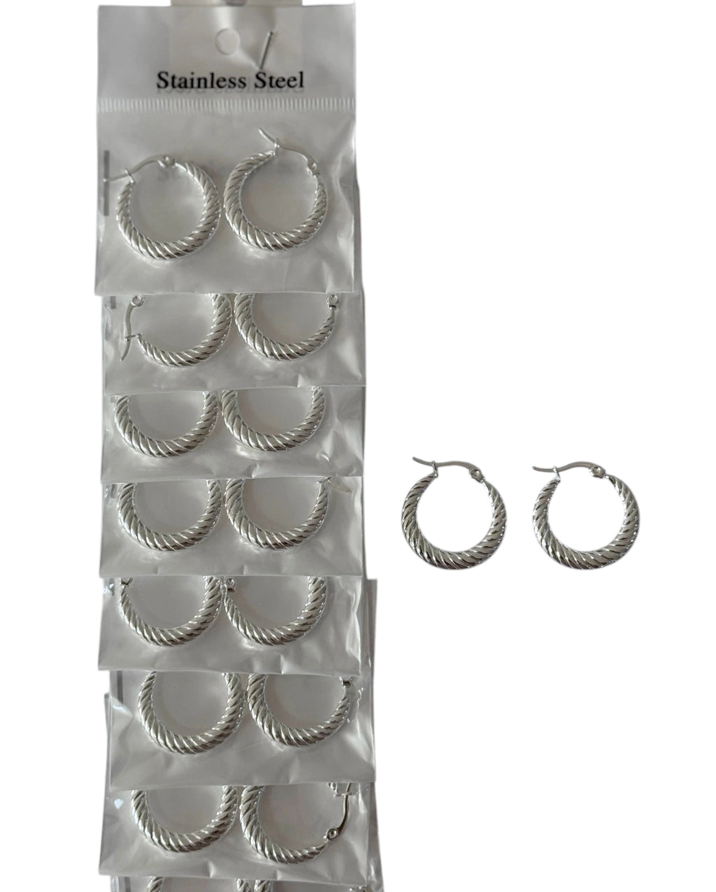 -139C6 aros de acero blanco