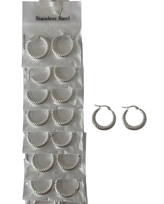 -139C6 aros de acero blanco