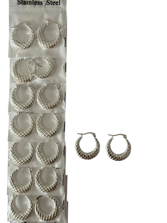 -139C9 aros de acero blanco