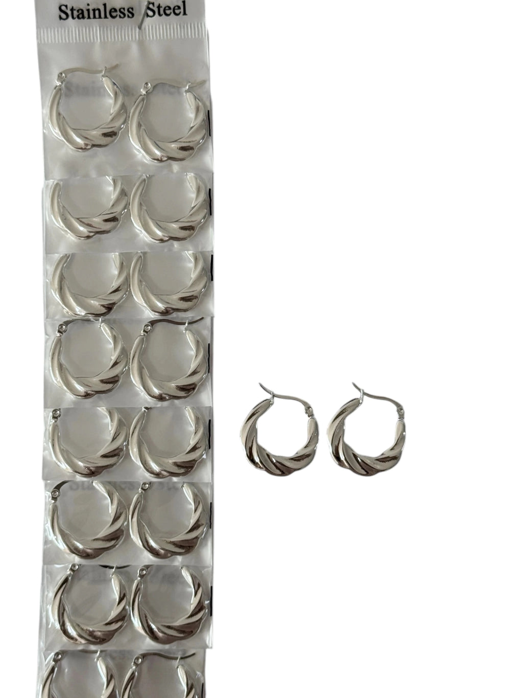 -139C17 aros de acero blanco