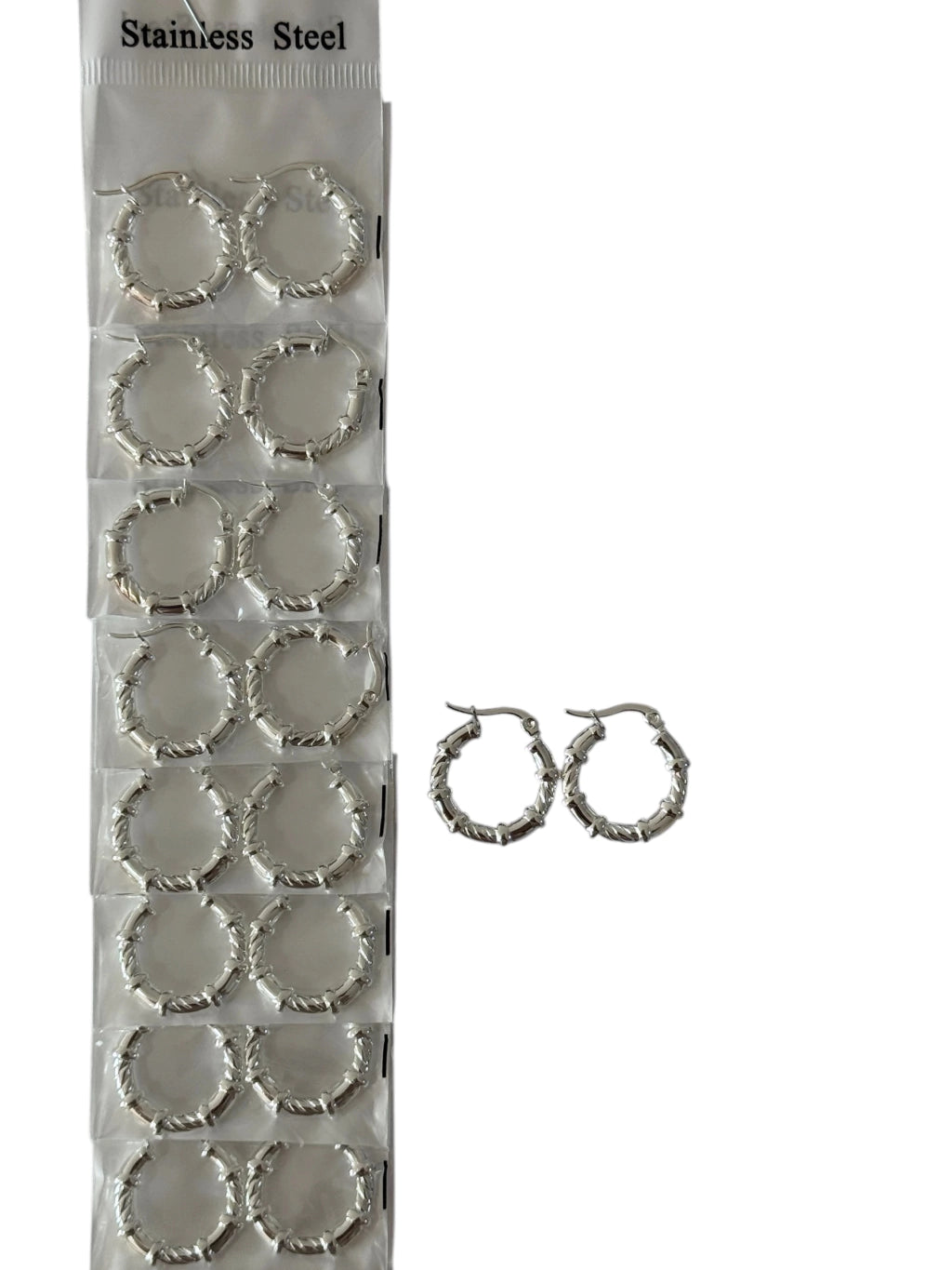 -139C21 aros de acero blanco