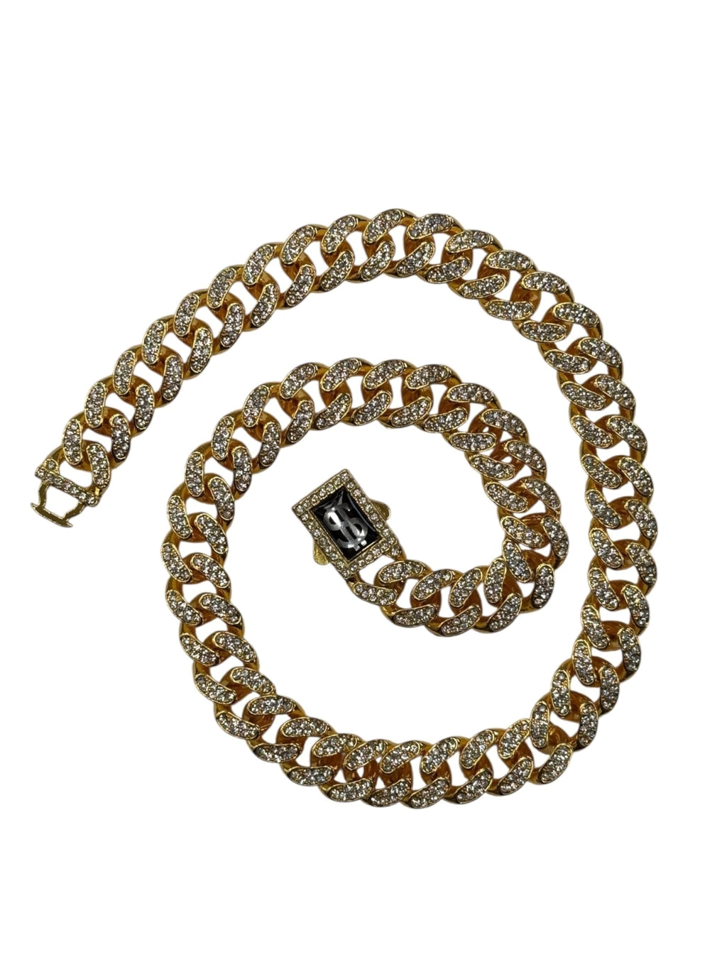 Dj-101 collar acero dorado