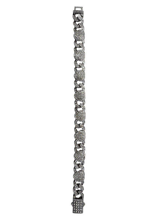 Dj-104 pulsera acero plateado