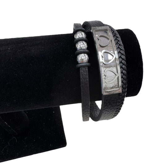pulsera de cuero -l