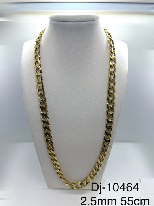 Dj 10464 cadena acero dorado