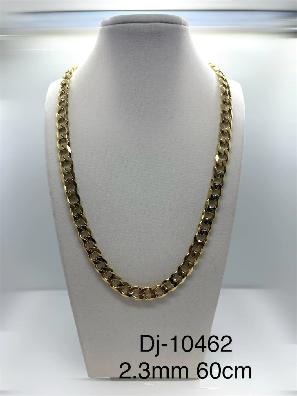 Dj 10462 cadena acero dorado