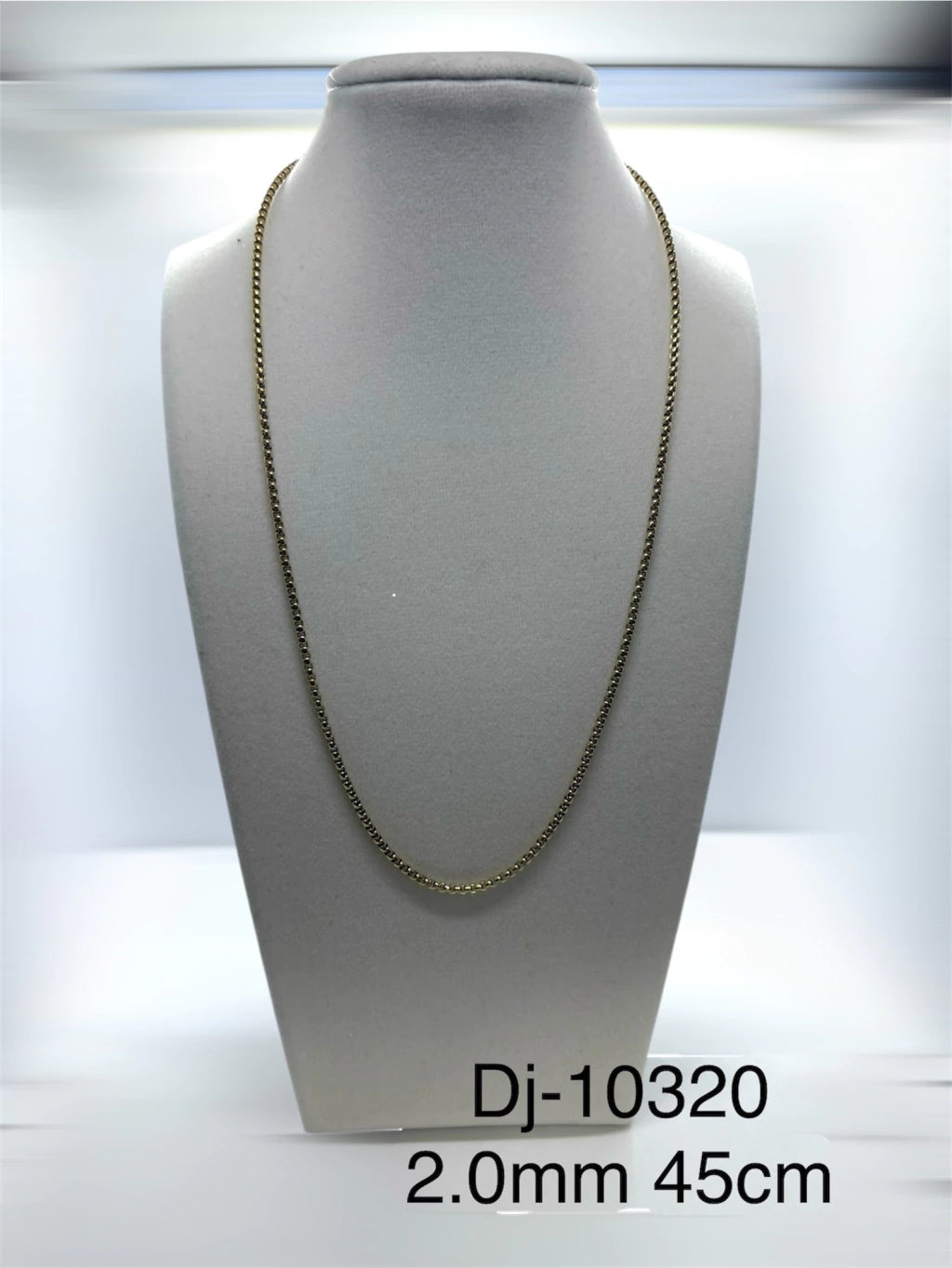 Dj 10320 cadena acero dorado