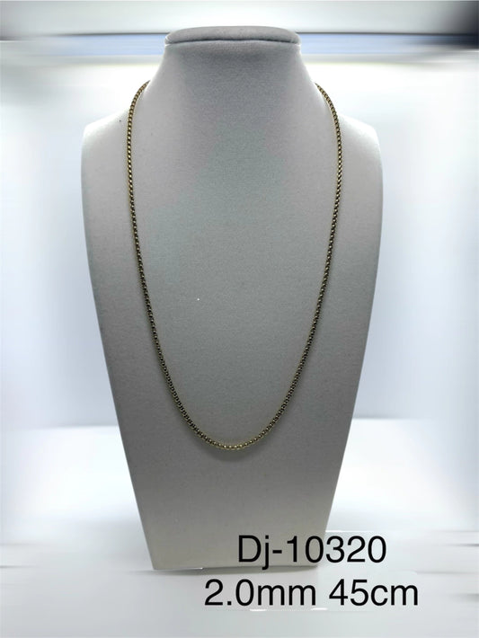 Dj 10320 cadena acero dorado