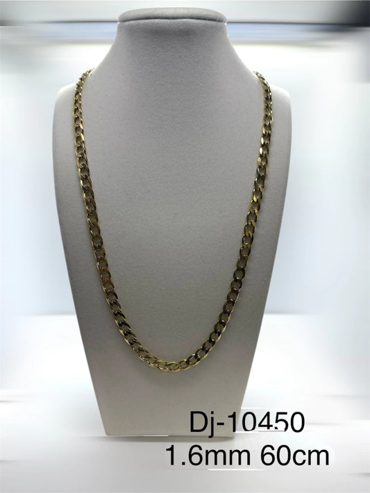 Dj 10450 cadena acero dorado