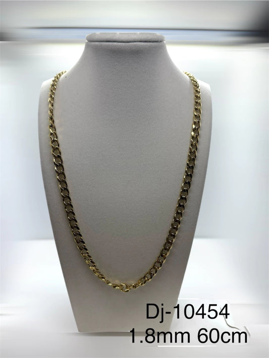 Dj 10454 cadena acero dorado