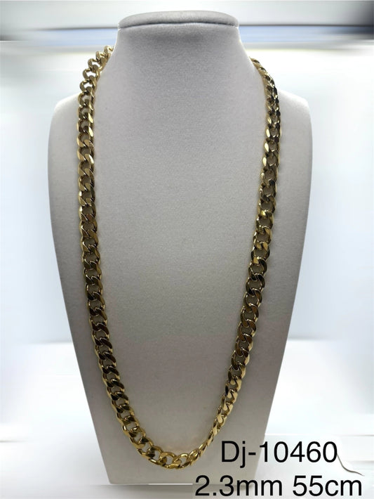 Dj 10460 cadena acero dorado