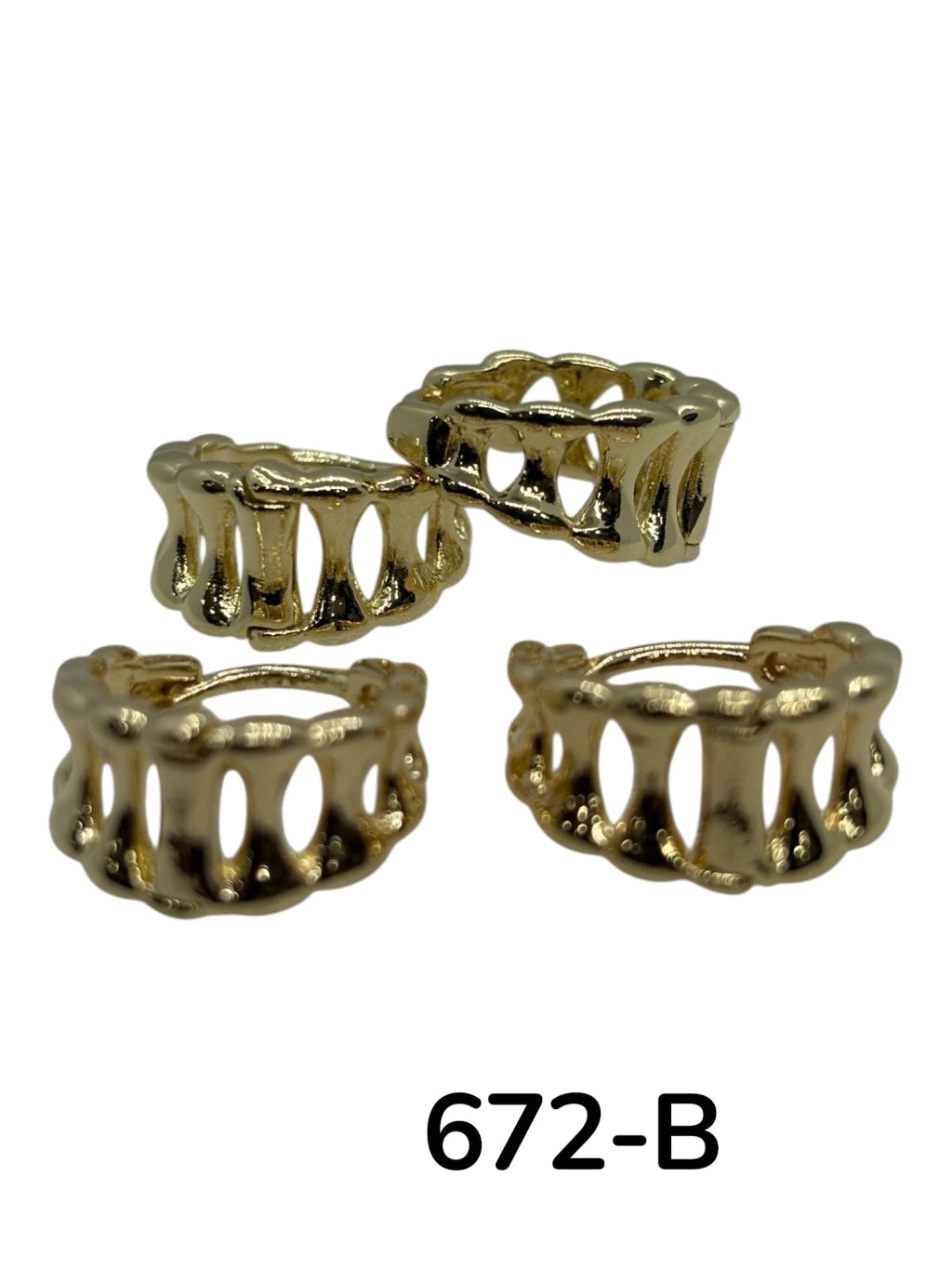 672-B argolla acero dorado