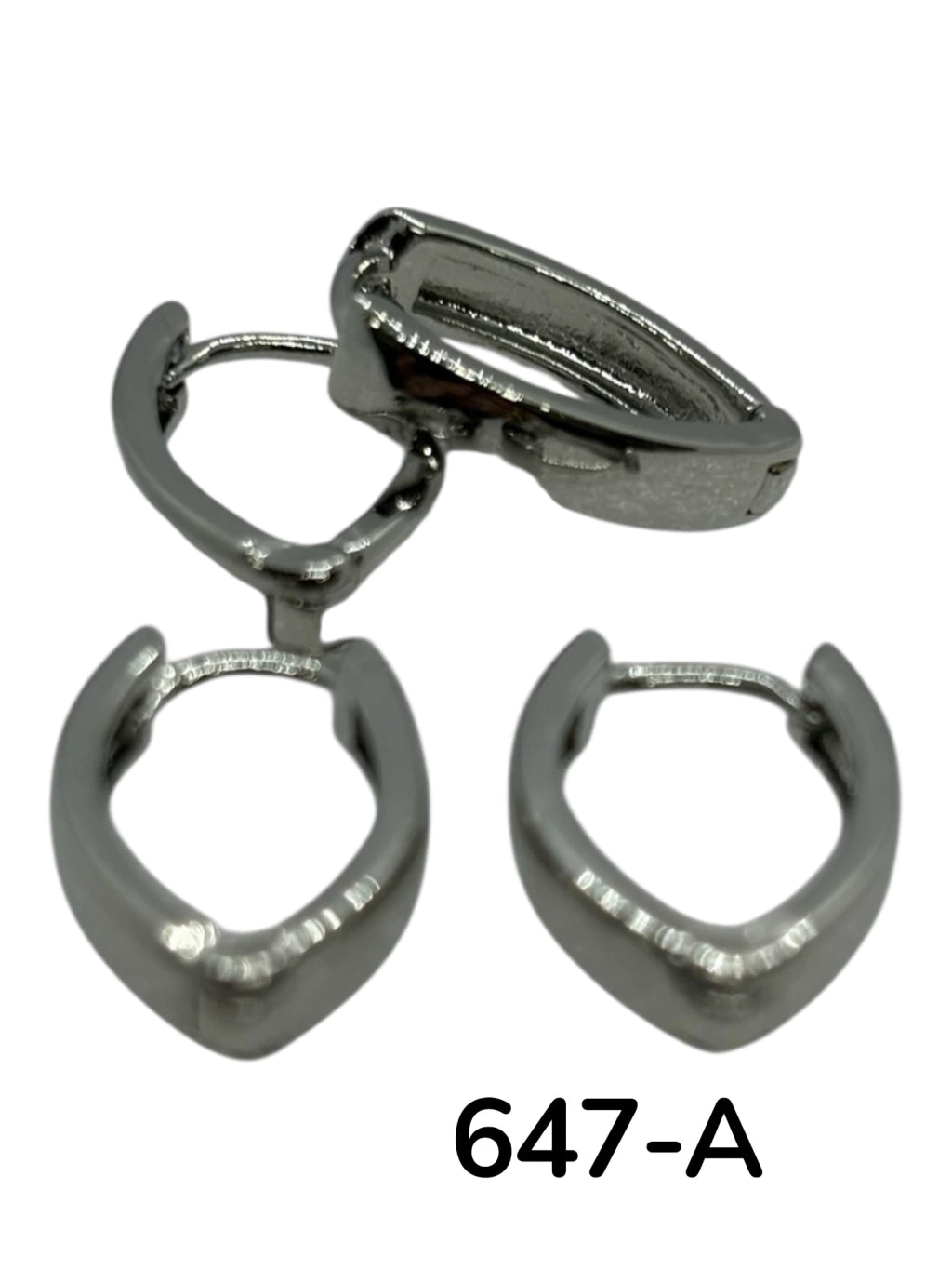 647-A argollita acero plateado