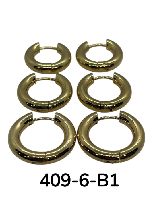 409-6-B1 argolla acero dorado