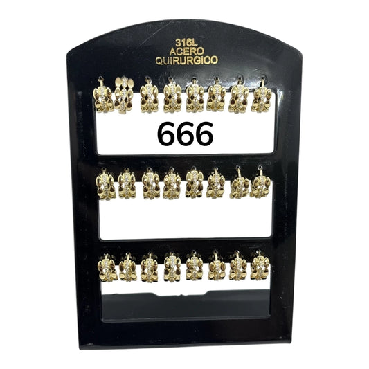666-B aro colgante x12