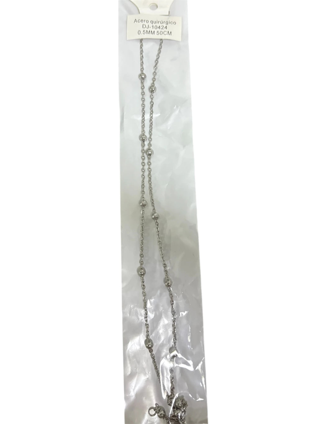10424 0.5mm 50cm Cadena de acero