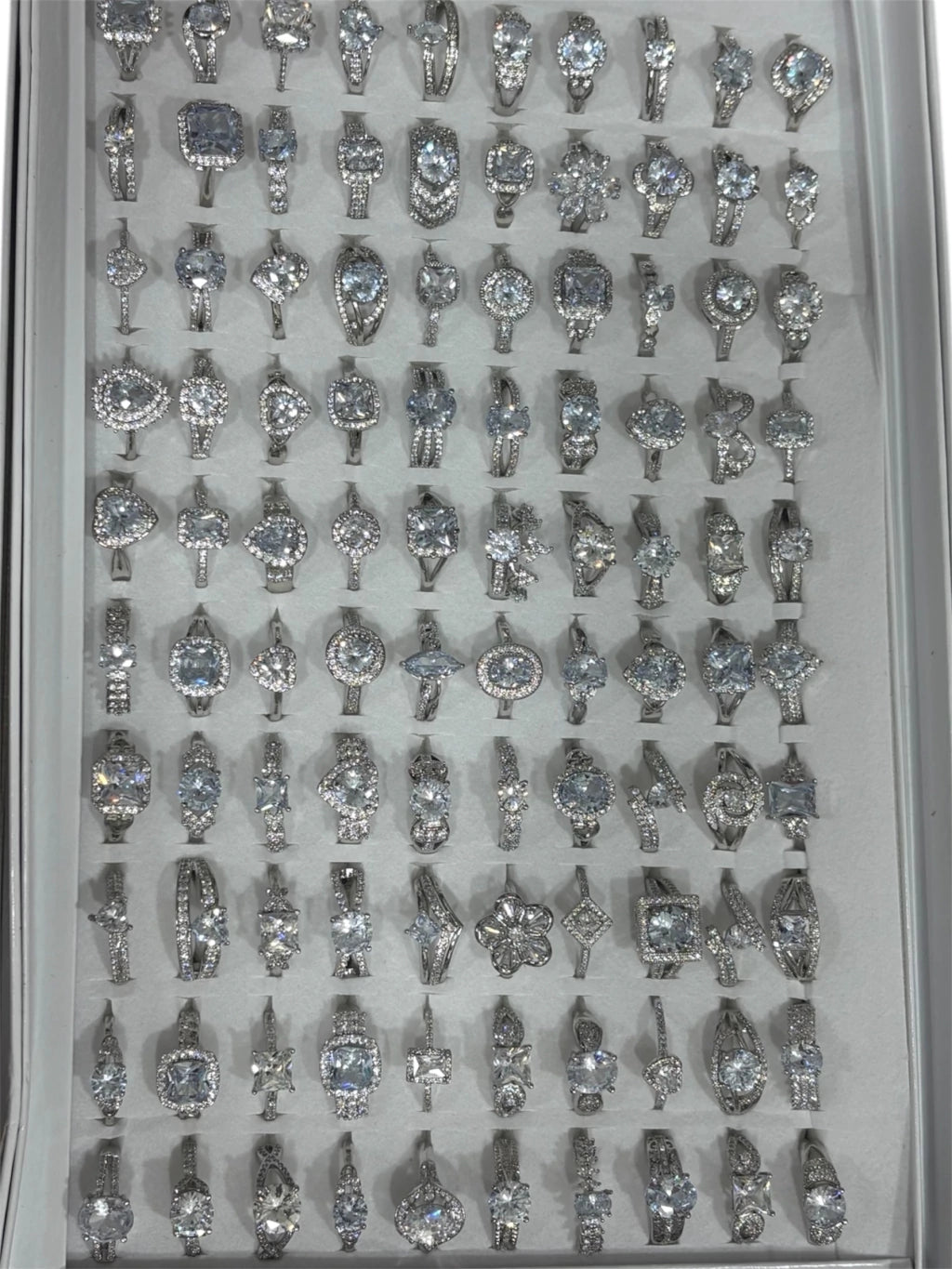 Anillos con strass x100