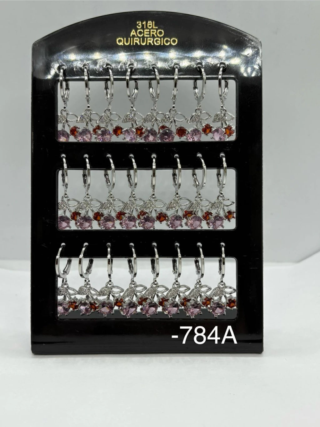 784A aros acero plateado