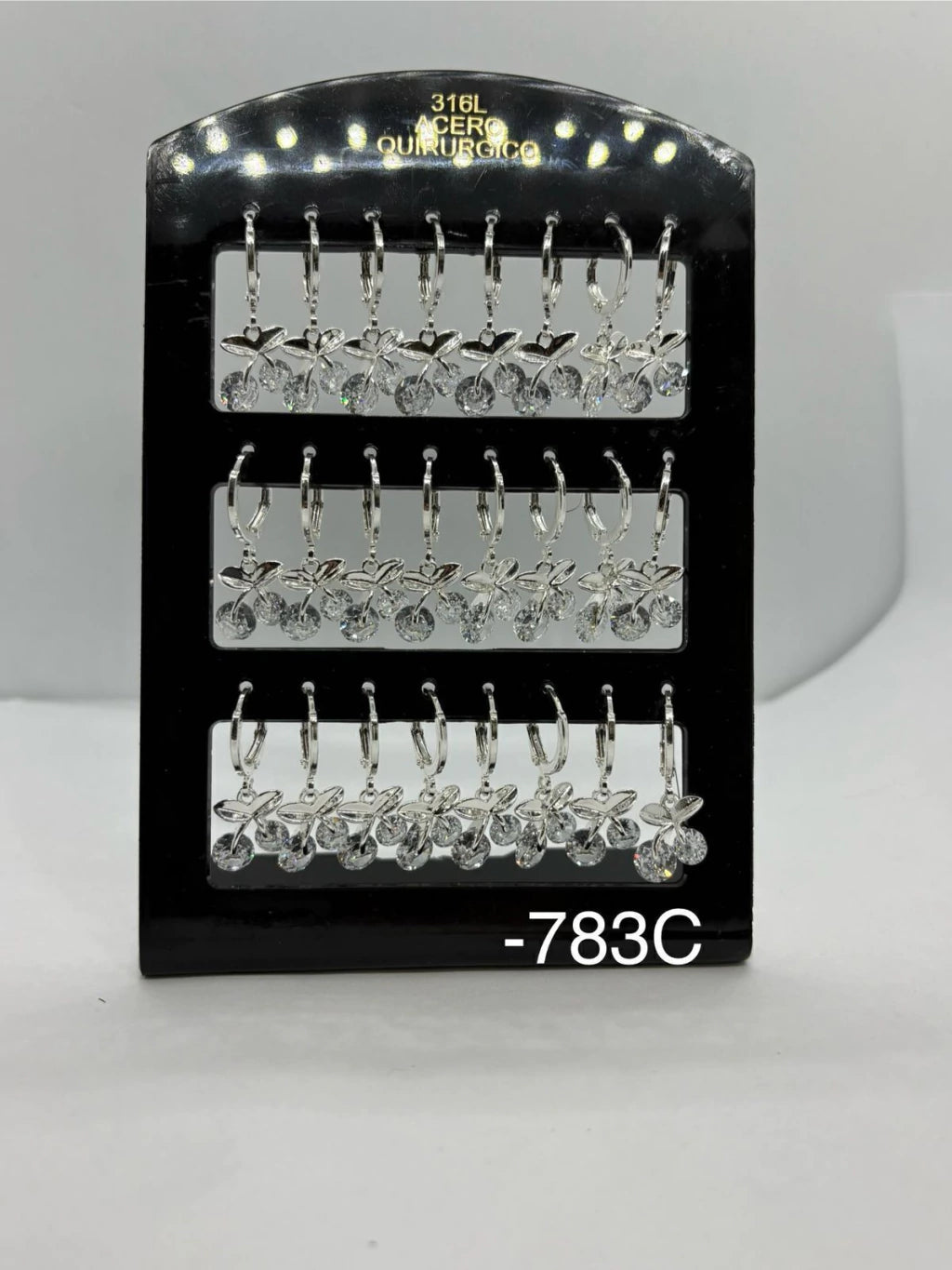 783C aros acero blanco x12u